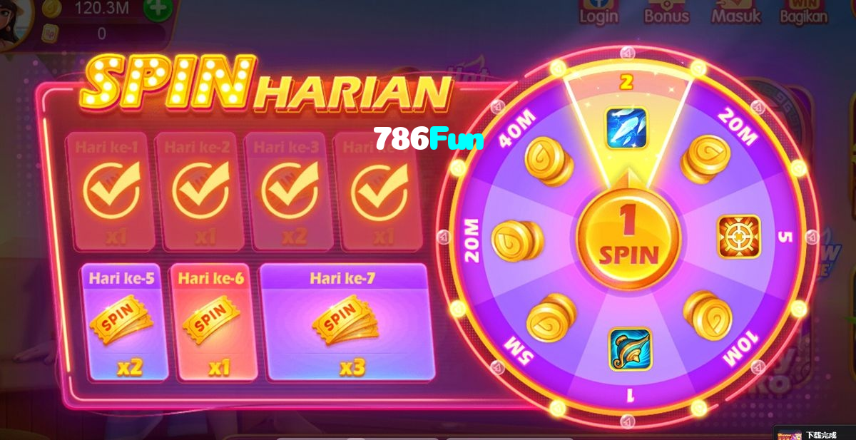 786Fun casino presented on mobile device in Pakistan with slots and live games